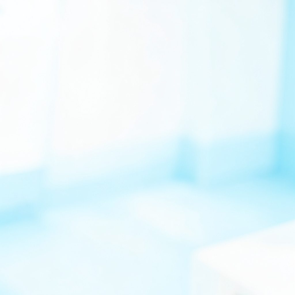 A bright, airy grid of softly lit blog tiles in pale blue, cream, and gold tones, arranged like a friendly online magazine workspace, with a clean and modern atmosphere.
