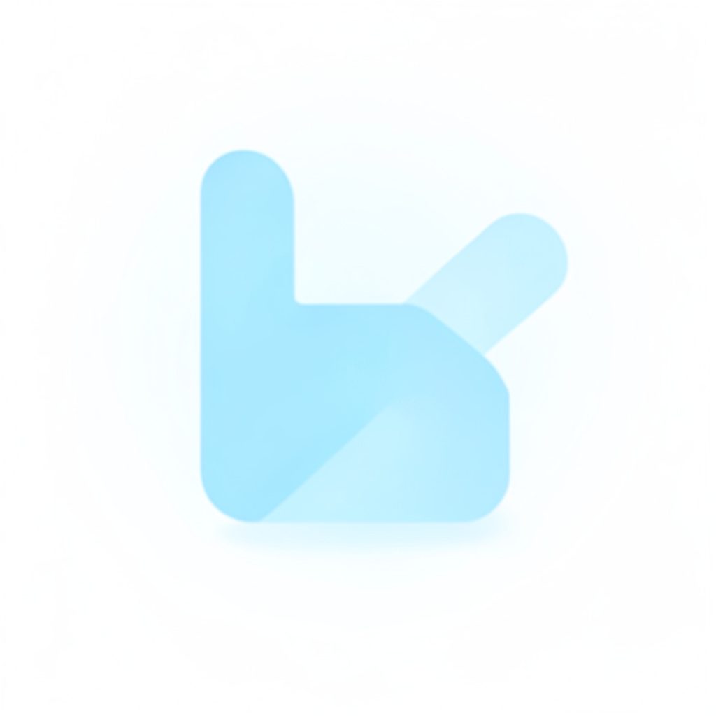 Icon representing web design with a clean, modern symbol on a light background